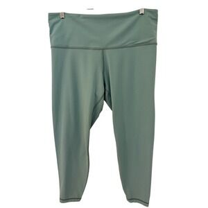 Athleta 1X Ultra High Rise Elation 7/8 Tight Leggings Dusty Jade‎ Yoga Workout